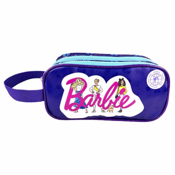 Cartuchera Niña Barbie 2 Bolsillos PRIMAVERA Premium