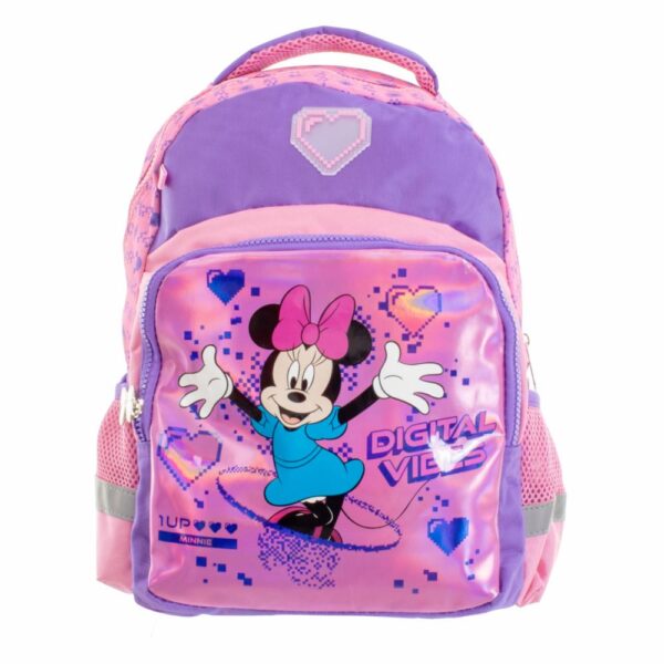 Mochila Escolar Para Niña Diseño Minnie DISNEY 14"