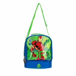 Lonchera Escolar Para Niño Diseño Avengers PRIMAVERA 22x10x24 Cm