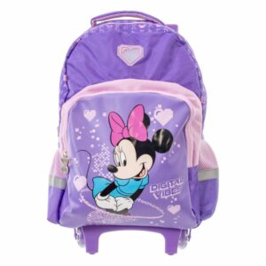 Mochila Escolar Trolley Para Niña Diseño Minnie DISNEY 16"