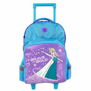 Mochila Escolar Trolley Para Niña Diseño Frozen Elsa 2 PRIMAVERA 16"