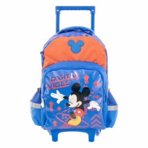 Mochila Escolar Trolley Para Niño Diseño Mickey PRIMAVERA 16"