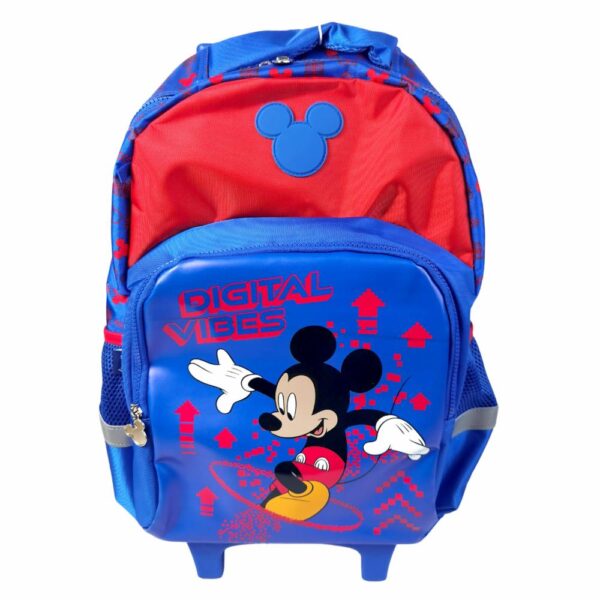 Mochila Escolar Trolley Para Niño Diseño Mickey PRIMAVERA 16" - Imagen 4