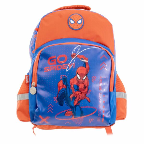 Mochila Escolar Trolley Para Niño Diseño Spiderman DISNEY 16"