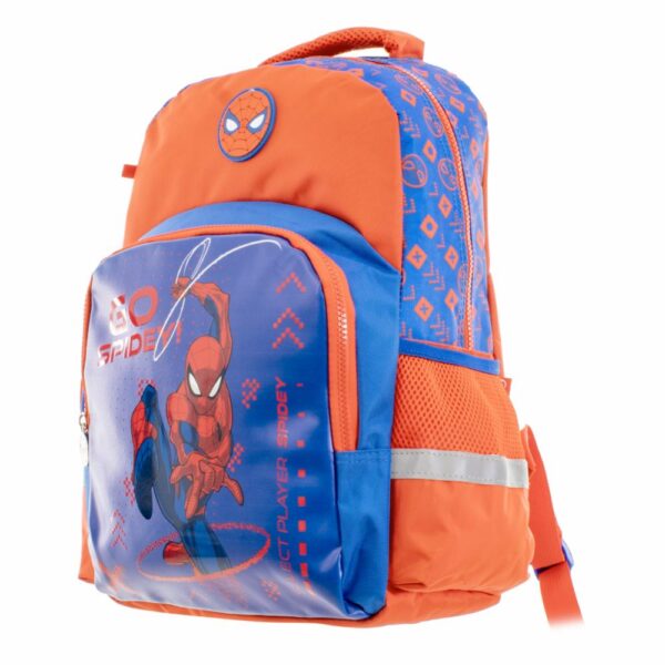 Mochila Escolar Trolley Para Niño Diseño Spiderman DISNEY 16" - Imagen 2