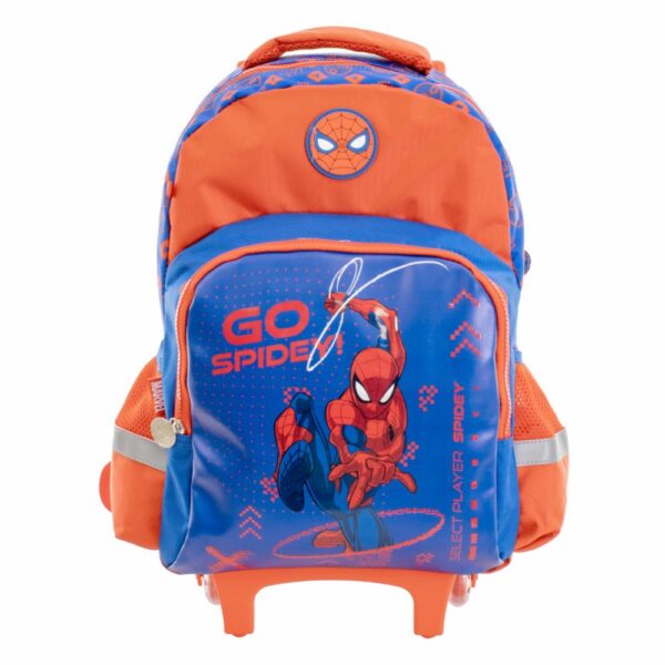 Mochila Escolar Para  Niño Diseño Spiderman DISNEY 16"