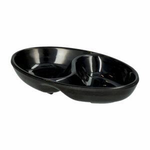 Dulcera Con Divisiones Negra VAJILLAS SABANA 10X7CM