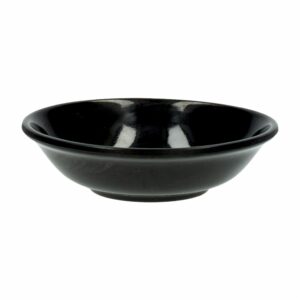 Salsera Circular Negra VAJILLAS SABANA 9 CM