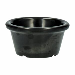 Salsera Circular Negra VAJILLAS SABANA 7CM