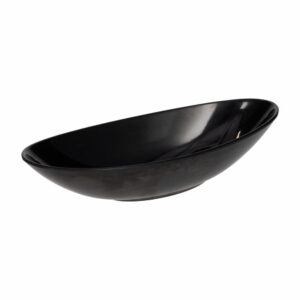 Bandeja De Frutas Negra VAJILLAS SABANA 22X9 Cm