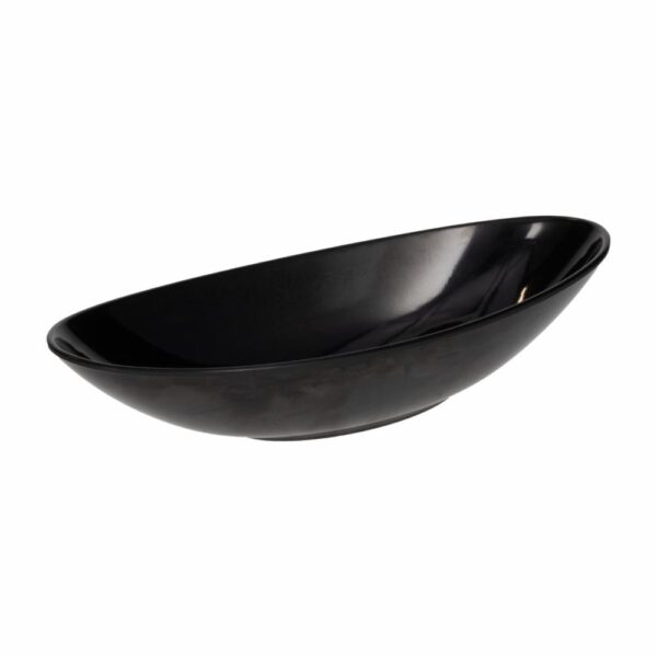 Bandeja De Frutas Negra VAJILLAS SABANA 22X9 Cm