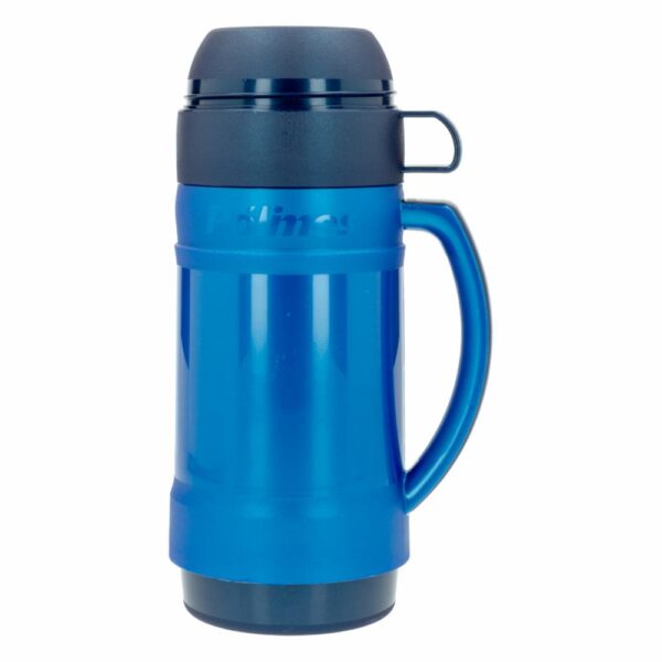Termo Attraction Bebidas Calientes Con Ampolla De Vidrio Azul POLIMES 1 Litro - Imagen 2