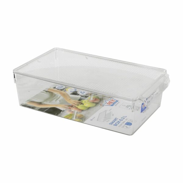 Caja Organizadora Smart Para Refrigerador Con Tapa EL REY 6.3 Litros