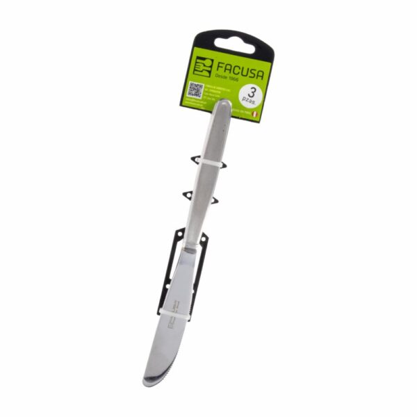 Set de Cubiertos Cuchillos De Postre Línea Pro 3 Puestos FACUSA 3 Piezas