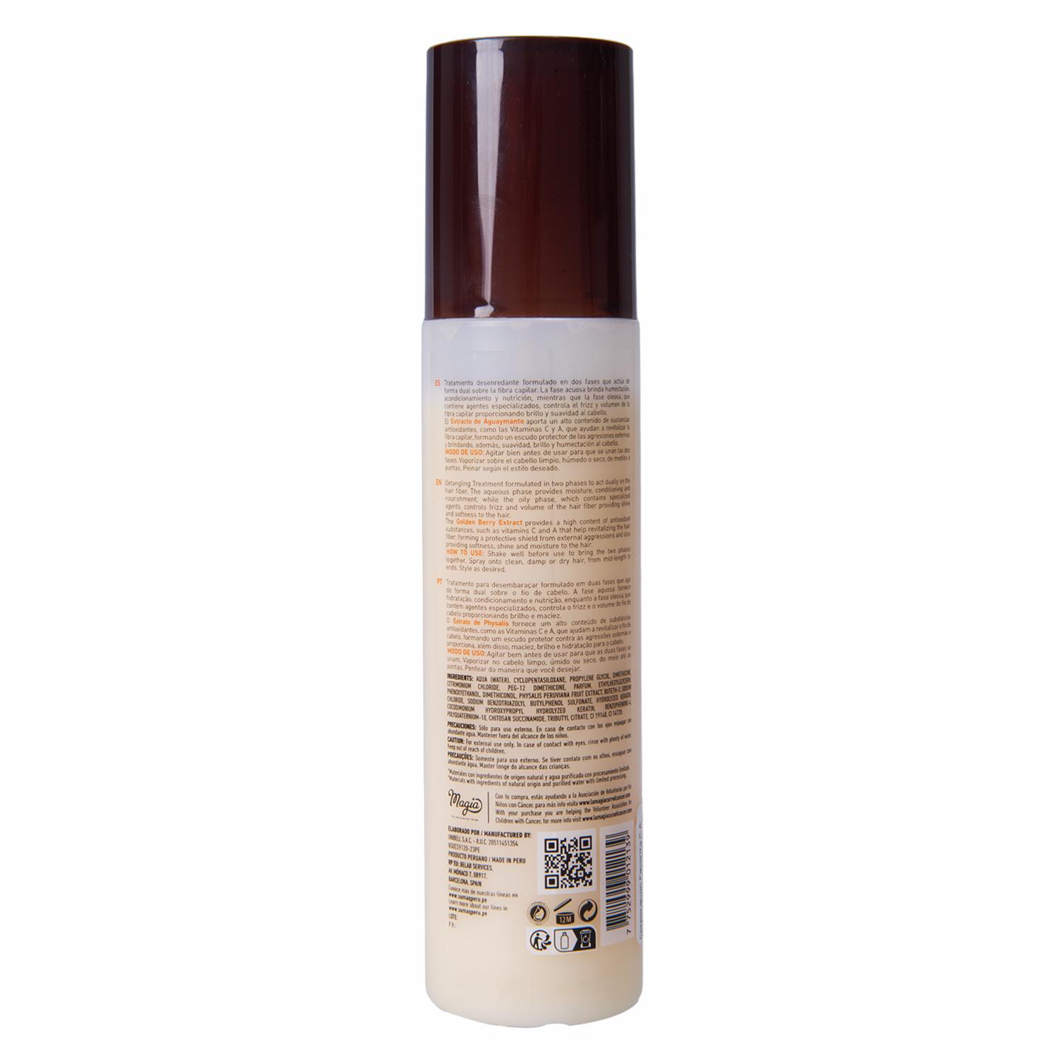 Tratamiento Capilar Spray Bifásico Desenredante Con Aguaymanto SUMAQ 200 Ml - Imagen 2
