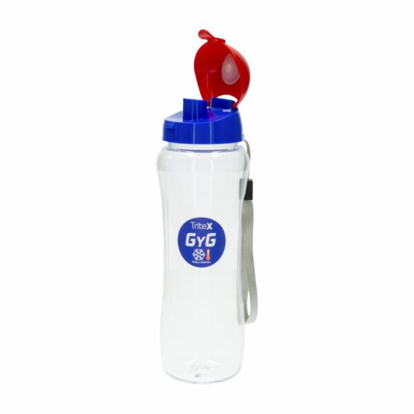 Tomatodo Boquilla Sport Azul Con Cordón BASSA 600 Ml - Imagen 2