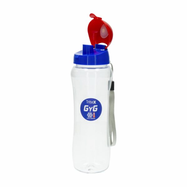 Tomatodo Boquilla Sport Azul Con Cordón BASSA 600 Ml - Imagen 2
