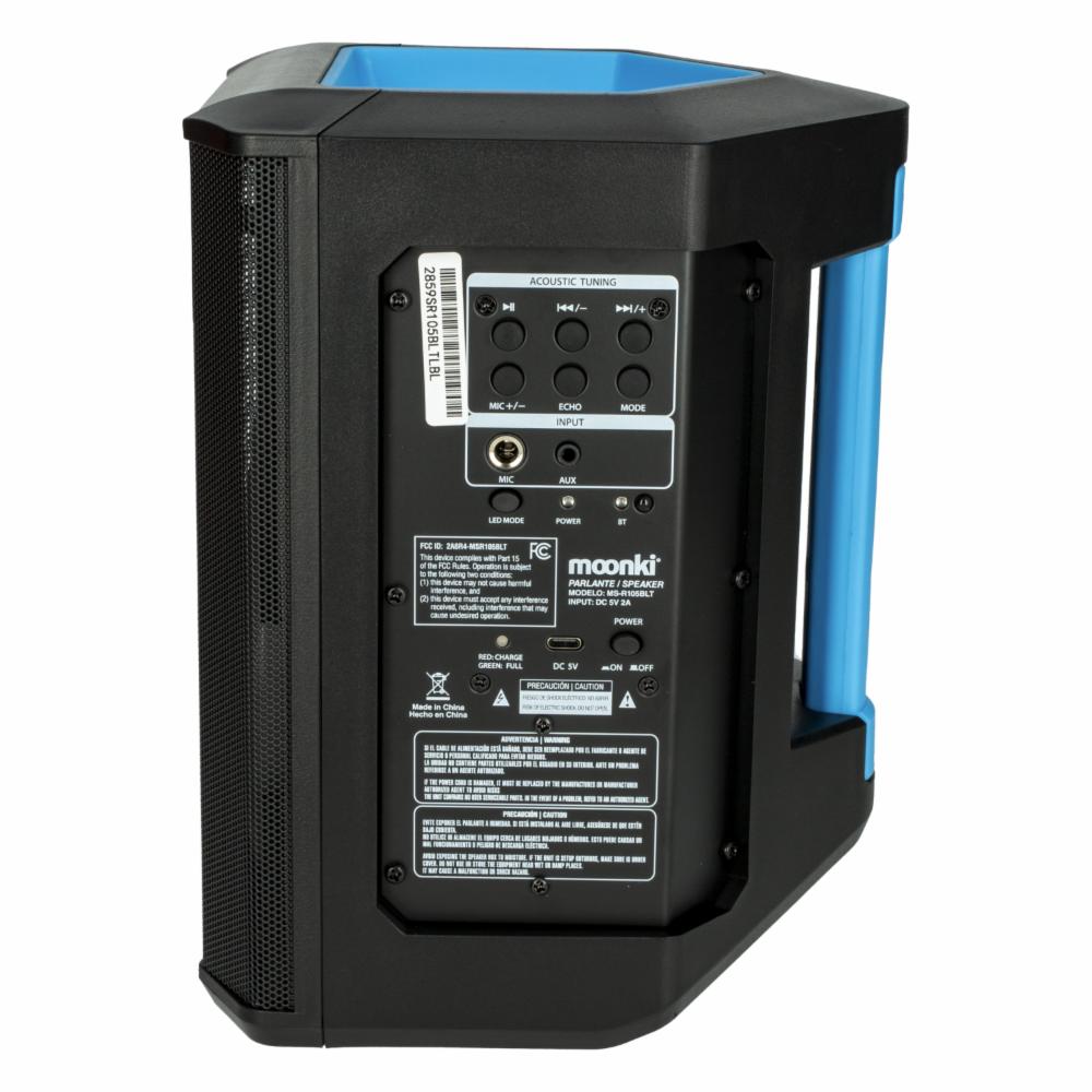 Parlante Portátil Malibú MS-R105 BLT MOONKI - Imagen 2
