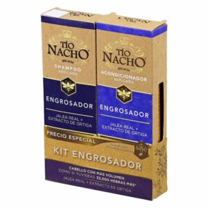 Shampoo + Acondicionador Engrosador TÍO NACHO 850 Ml