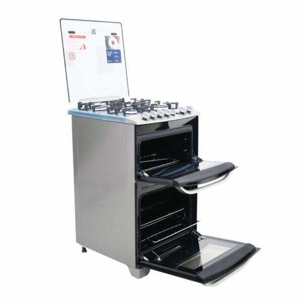 Cocina A  Gas Doble Horno Dual 56DXQ-CL ELECTROLUX 4 Quemadores - Imagen 3