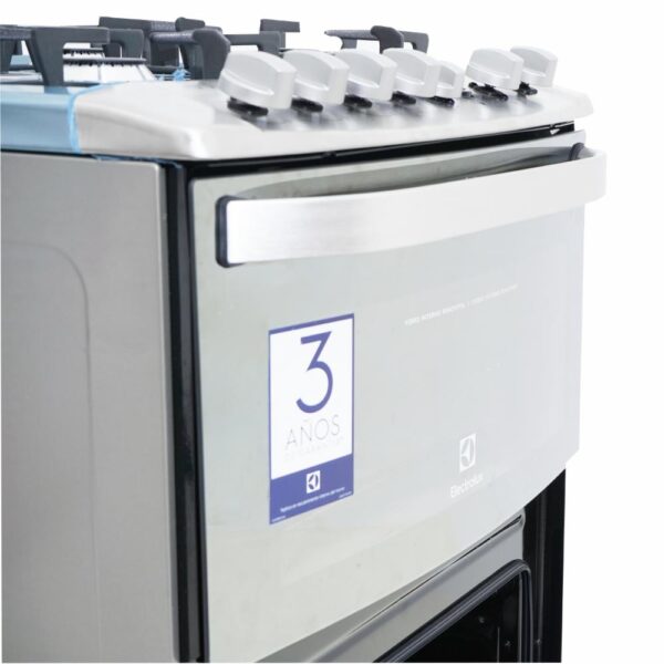 Cocina A  Gas Doble Horno Dual 56DXQ-CL ELECTROLUX 4 Quemadores - Imagen 5