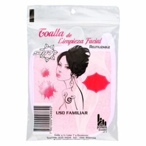 Toalla Guante Limpieza Facial STAR Acolchado