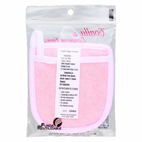 Toalla Guante Limpieza Facial STAR Acolchado - Imagen 2