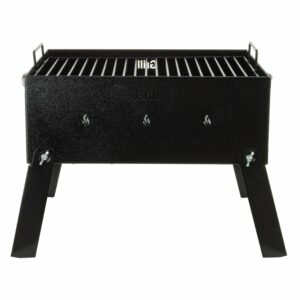 Parrilla De Carbón Plegable Rectangular De Acero ARTE VALLE Pequeña
