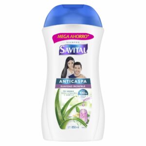 Shampoo Anticaspa Té Y Seda SAVITAL 850 Ml