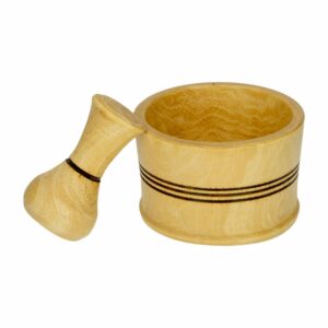 Aplastador De Ajo Pequeño Madera Brillo SOLORZANO POLIVIO Unidad