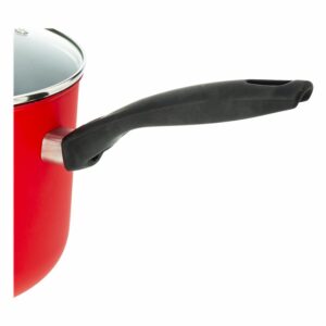 Olla Canguilera Antiadherente Con Tapa De Vidrio UMCO 22 Cm