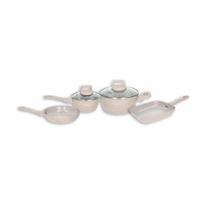 Set De Ollas Y Sartenes Cerámica Rosewood UMCO 6 Piezas