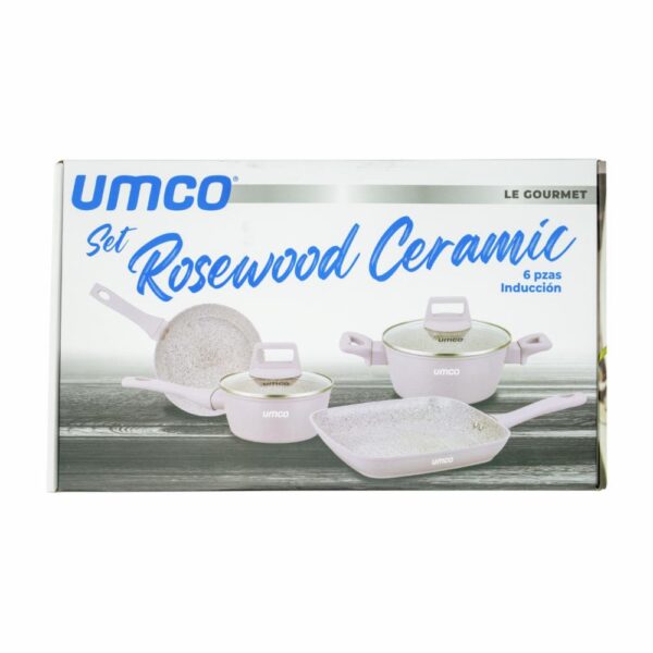 Set De Ollas Cerámica Rosewood UMCO 6 Piezas - Imagen 6