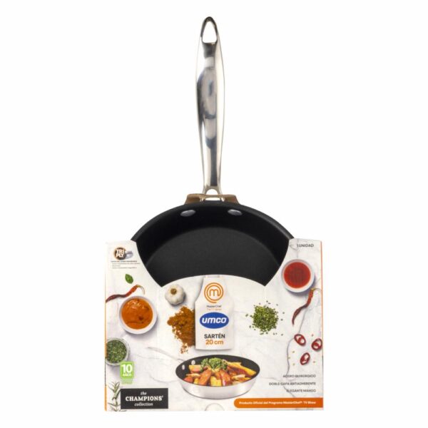 Sartén De Inducción Acero Quirúrgico Master Chef UMCO 20 CM - Imagen 4