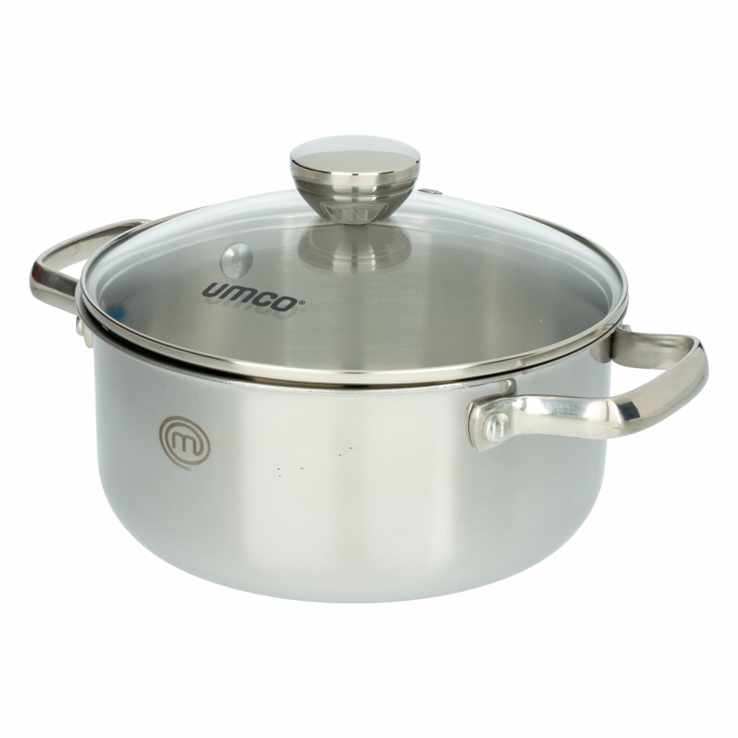 Olla Caldero De Acero Quirúrgico Master Cherf UMCO 20 Cm - Imagen 3