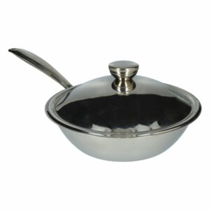 Wok De Inducción Acero Quirúrgico Master Chef UMCO 24 CM