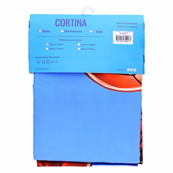 Cortina De Baño Spiderman DISNEY 180 X 150 Cm - Imagen 2
