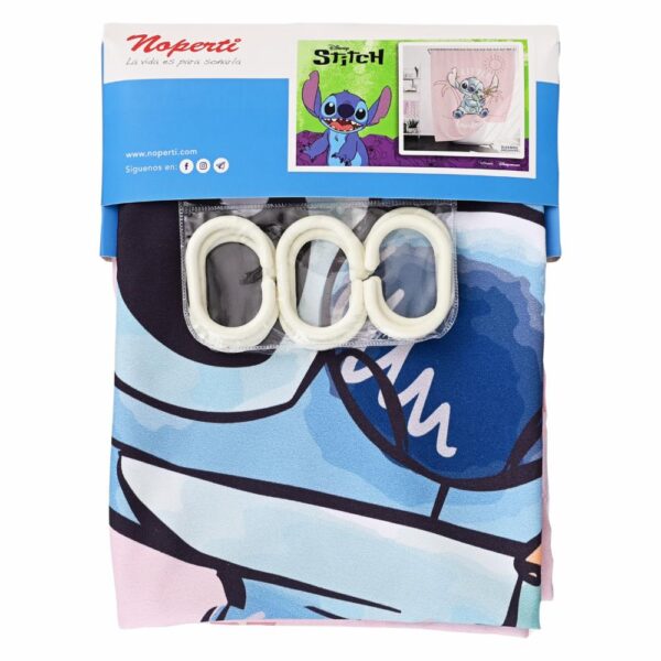 Cortina De Baño Stitch Disney NOPERTI 180 X 180 Cm