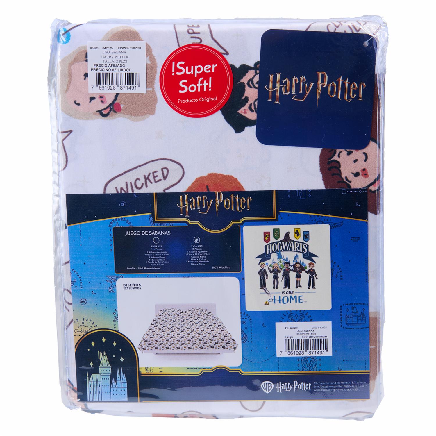 Juego De Sábanas Harry Potter NOPERTI - Imagen 2