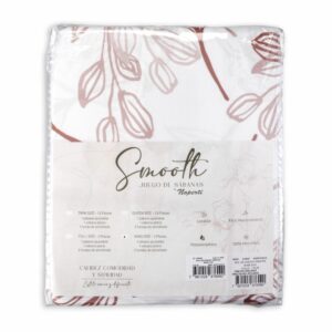 Juego De Sábanas Smooth Rose Tan NOPERTI