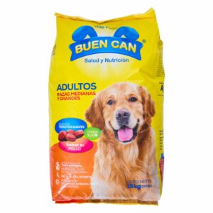 Alimento Para Perros Adultos Razas Medianas Y Grandes Sabor A Pollo BUEN CAN 15 Kg
