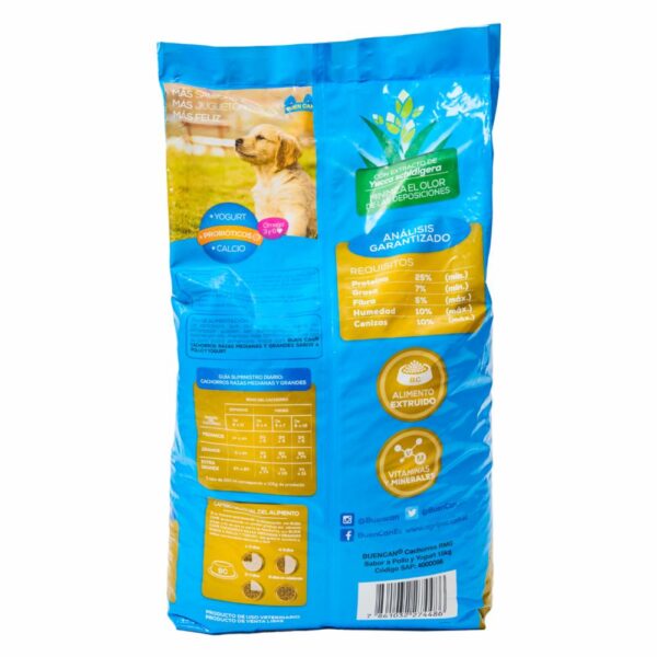 Alimento Para Perros Cachorros Razas Medianas Y Grandes BUEN CAN 15000 G - Imagen 2
