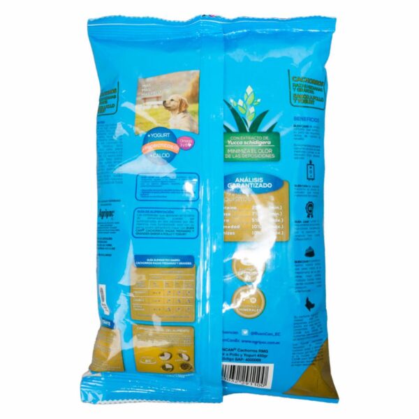 Alimento Para Perros Cachorros Sabor A Pollo Con Yogurt BUEN CAN 450 G - Imagen 3