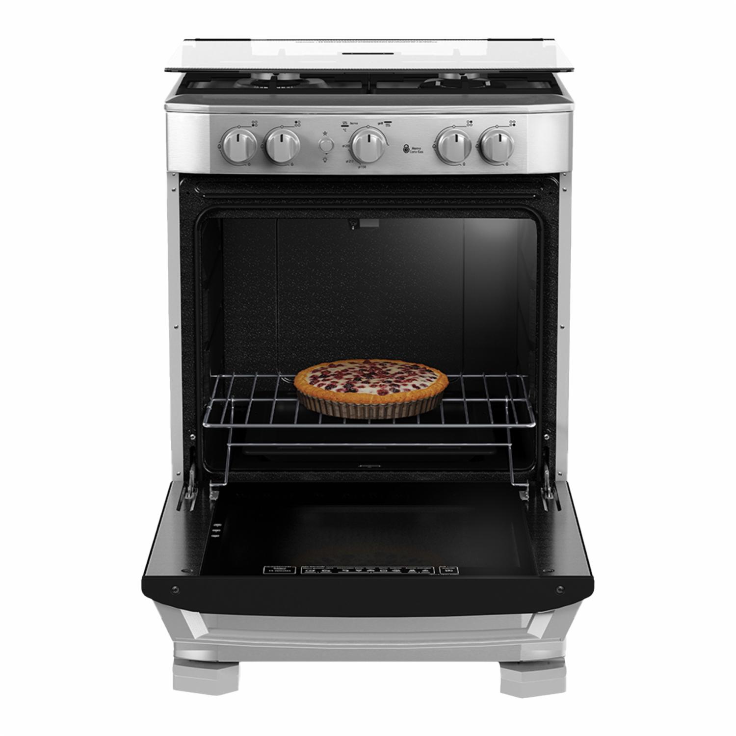 Cocina A Gas EM6060FX3 MABE 4 Quemadores - Imagen 3