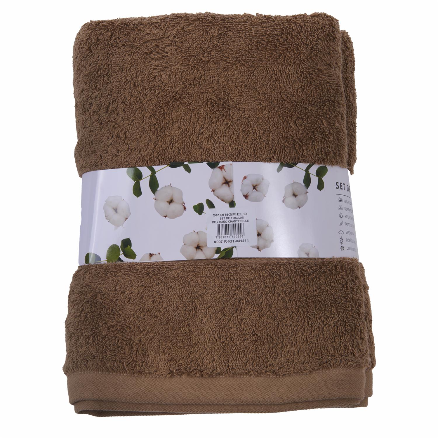 Set De Toalla De Baño Chanterelle Springfield SPRINGFIELD 2 Piezas - Imagen 2