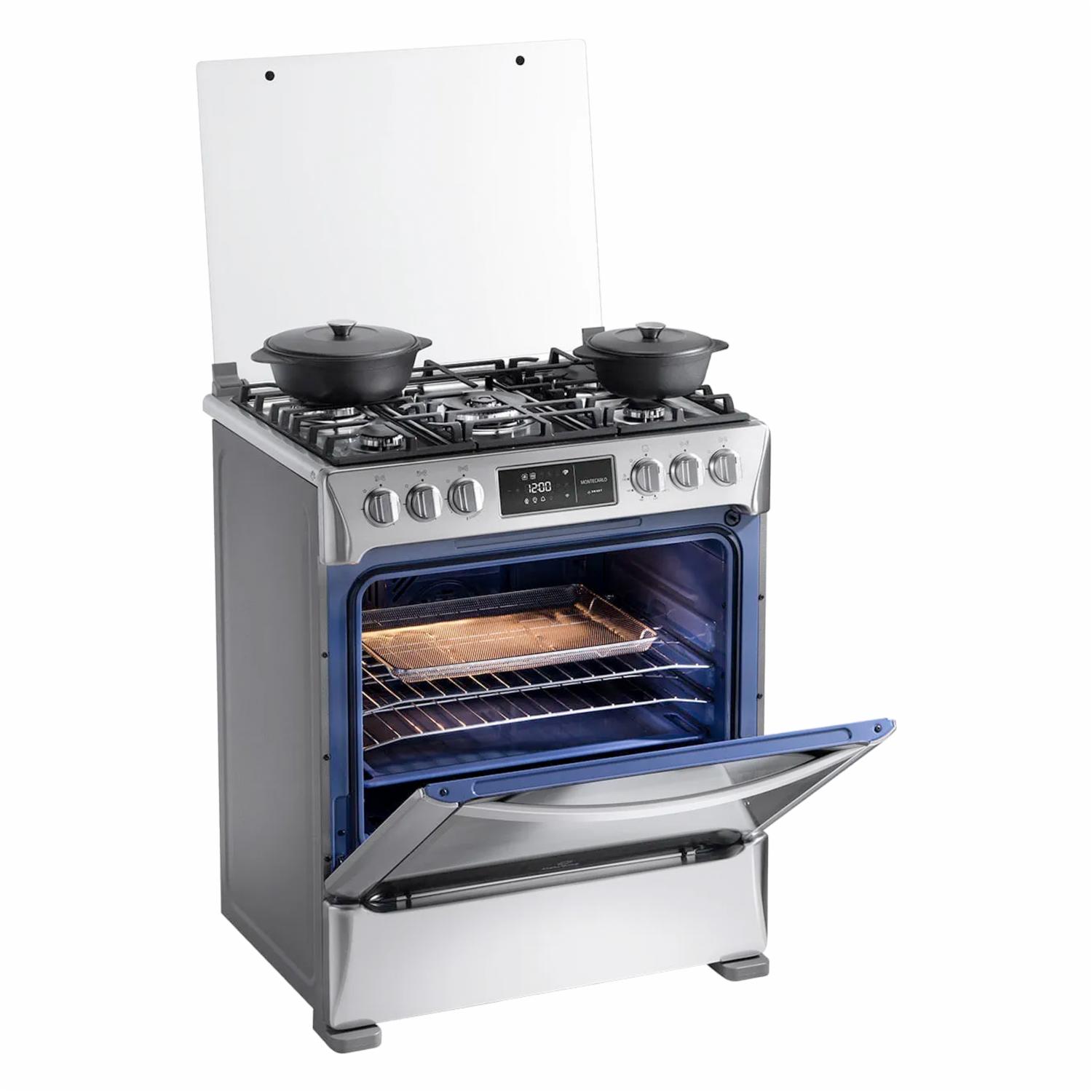 Cocina A Gas Montecarlo Smart INDURAMA 5 Quemadores - Imagen 2