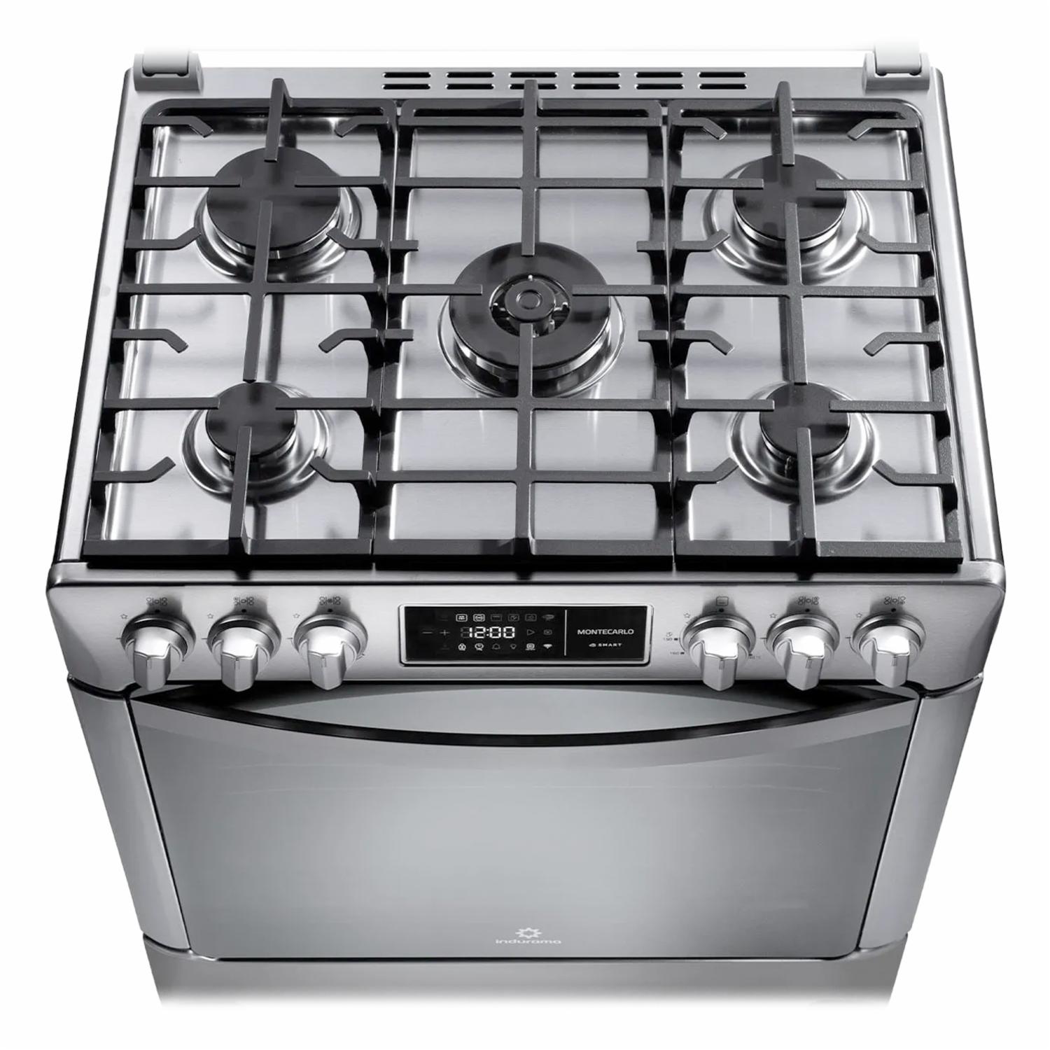 Cocina A Gas Montecarlo Smart INDURAMA 5 Quemadores - Imagen 3