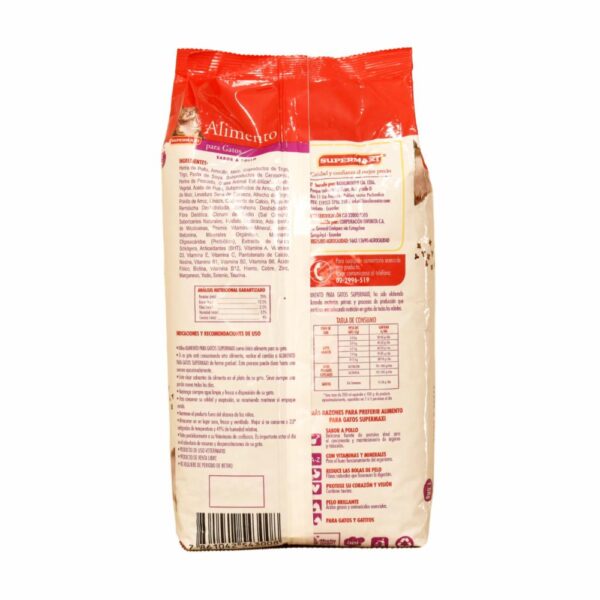 Alimento Para Gatos Y Gatitos Sabor A Pollo SUPERMAXI 500 G - Imagen 3