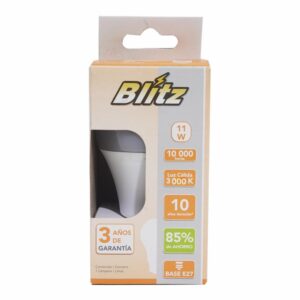 Foco Led Value Luz Cálida De 11W/830 BLÍTZ Unidad
