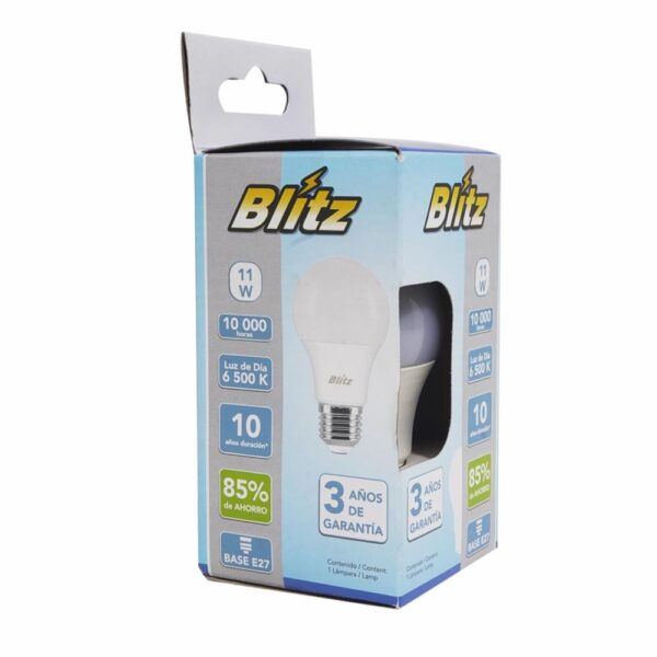 Foco Led Value Luz Blanco De 11W/865 BLITZ Unidad - Imagen 2